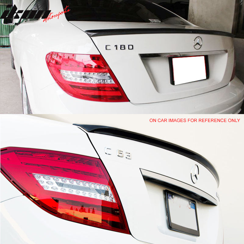 2012-2015 Benz C-Class C204 Coupe AMG Style Carbon Fiber Trunk Spoiler