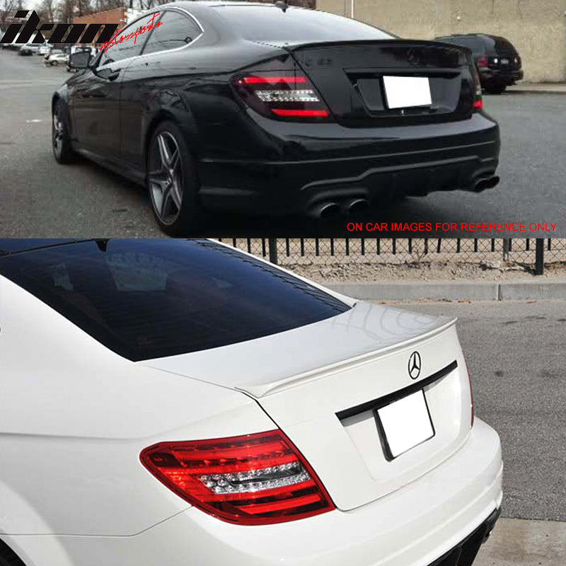 2012-2015 Benz C Class W204 C204 2Dr AMG Style Trunk Spoiler ABS