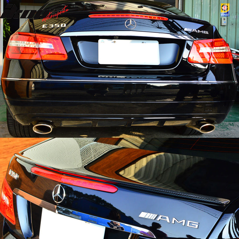 2010-2017 Benz E Class W207 C207 Coupe  AMG Carbon Fiber Trunk Spoiler