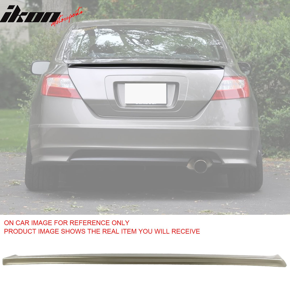 2006-2011 Honda Civic Sedan Performance Style Trunk Spoiler ABS