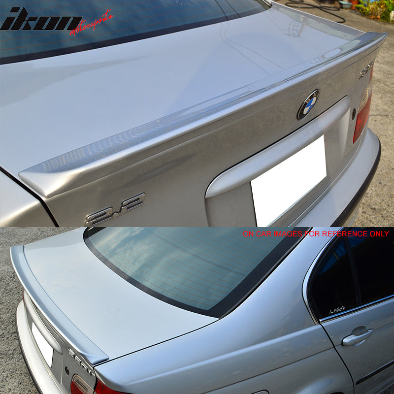 1999-2005 BMW E46 3 Series 4-Door Ikon Style Trunk Spoiler ABS