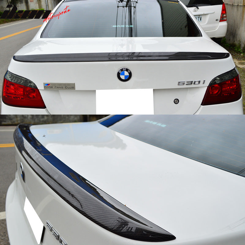 2004-2010 BMW 5 Series E60 Sedan M5 Style Carbon Fiber Trunk Spoiler