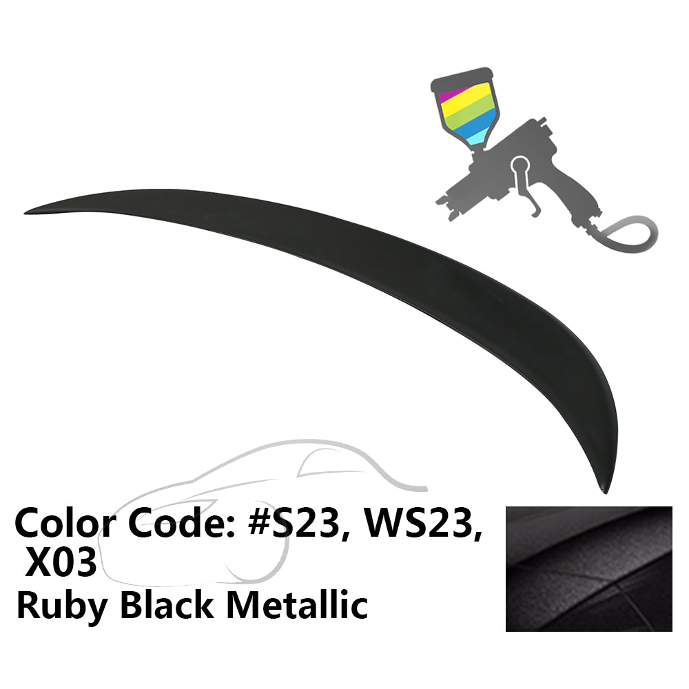 2004-2008 BMW E63 6 Series Coupe V Style Trunk Spoiler ABS