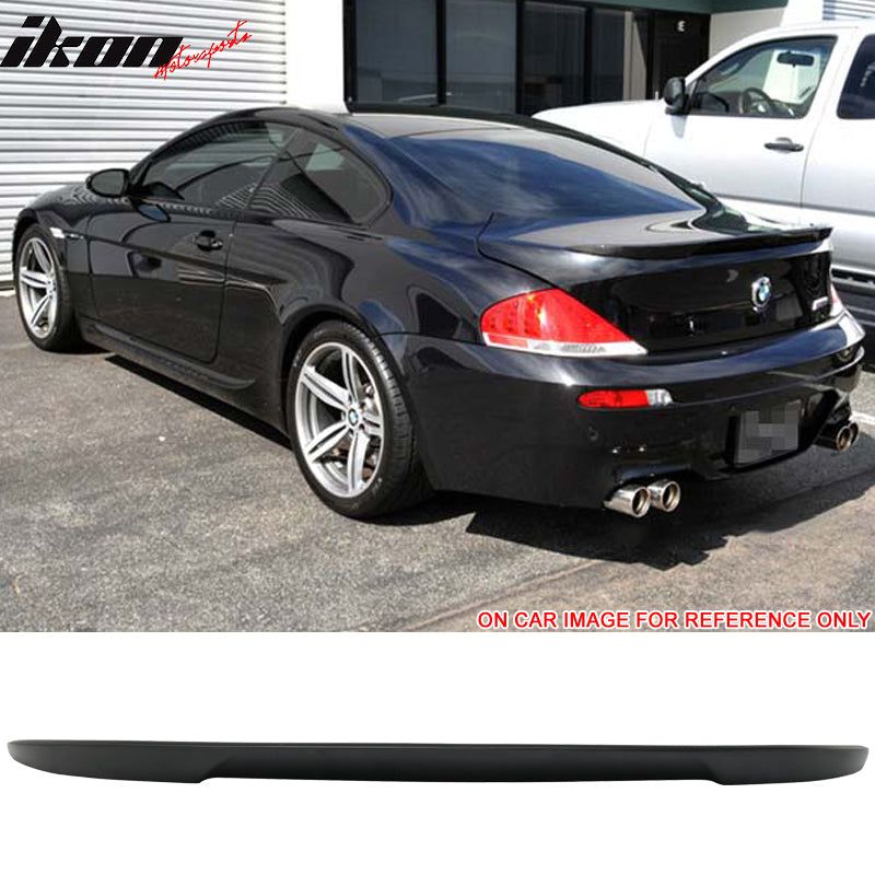 2004-2008 BMW E63 6 Series Coupe V Style Trunk Spoiler ABS