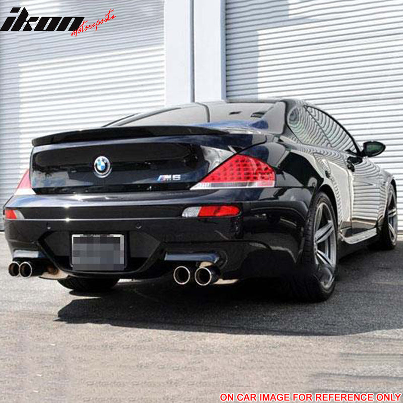 2004-2008 BMW E63 6 Series Coupe V Style Trunk Spoiler ABS