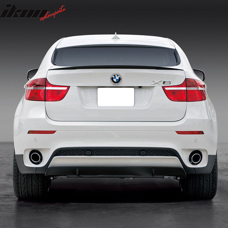 2008-2014 BMW E71 X6 5Dr SUV P Style Carbon Fiber CF Trunk Spoiler
