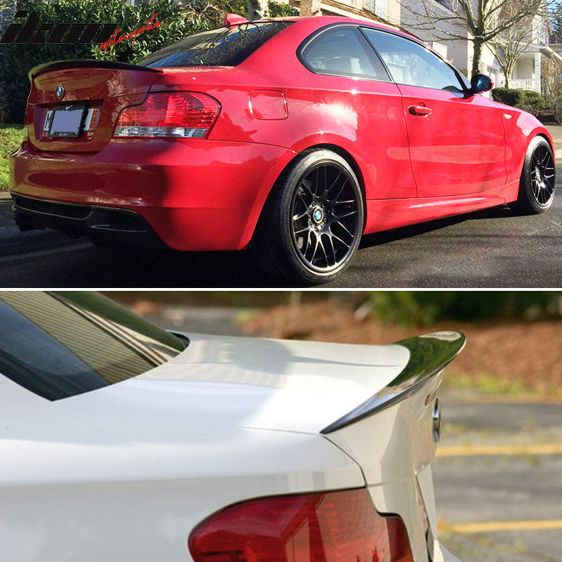 2007-2013 BMW E82 1 Series Coupe Performance Style Trunk Spoiler ABS