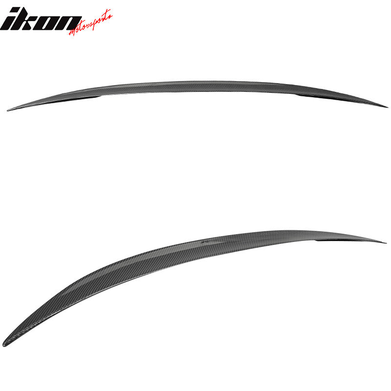 2007-2013 BMW 1 Series E82 Coupe P Style Carbon Fiber CF Trunk Spoiler