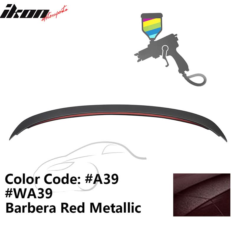 2006-2011 BMW 3-Series E90 4-Door Sedan Trunk Spoiler ABS