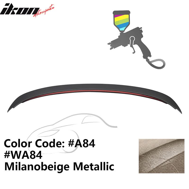 2006-2011 BMW 3-Series E90 4-Door Sedan Trunk Spoiler ABS