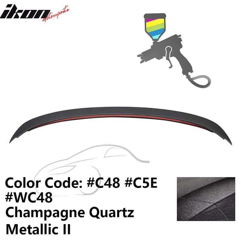 2006-2011 BMW 3-Series E90 4-Door Sedan Trunk Spoiler ABS