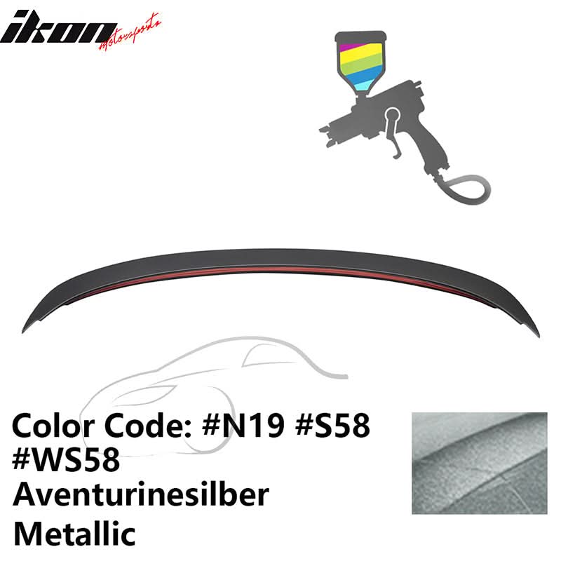 2006-2011 BMW 3-Series E90 4-Door Sedan Trunk Spoiler ABS