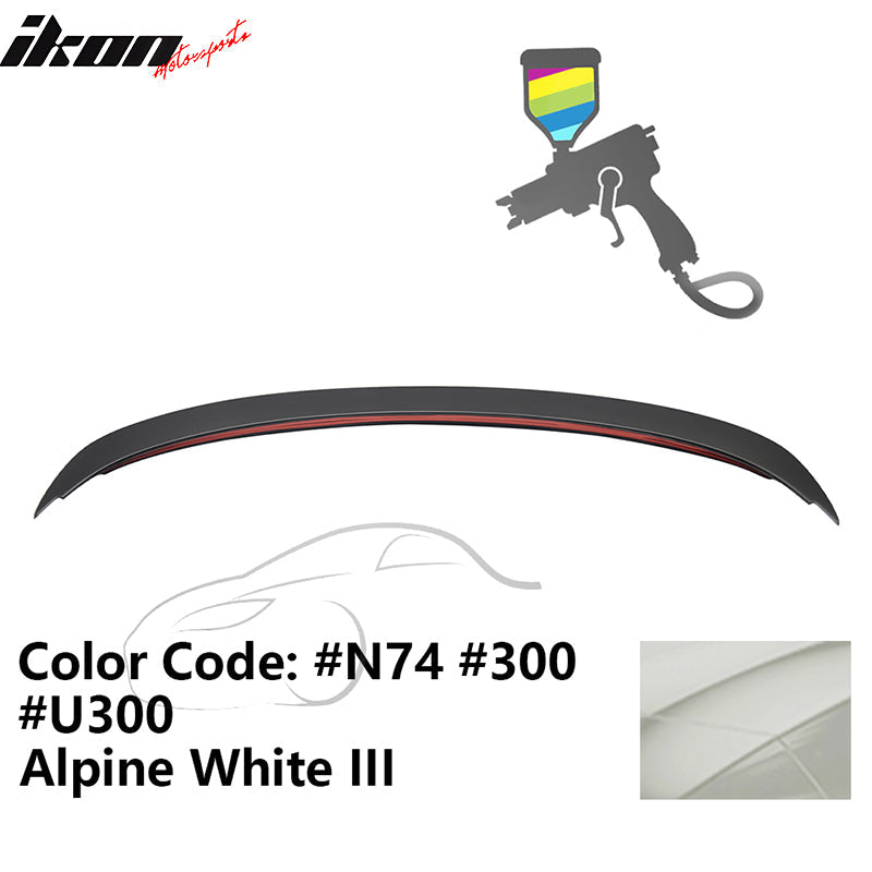 2006-2011 BMW 3-Series E90 4-Door Sedan Trunk Spoiler ABS