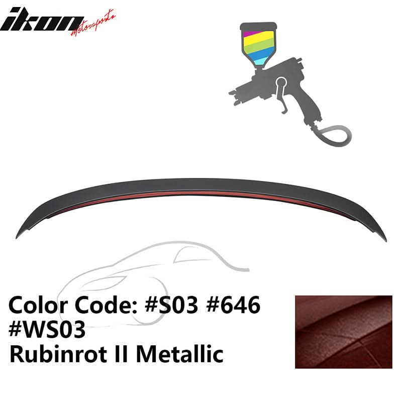 2006-2011 BMW 3-Series E90 4-Door Sedan Trunk Spoiler ABS