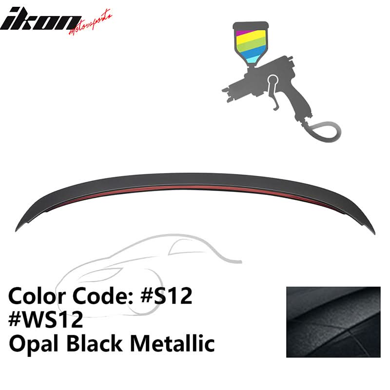 2006-2011 BMW 3-Series E90 4-Door Sedan Trunk Spoiler ABS