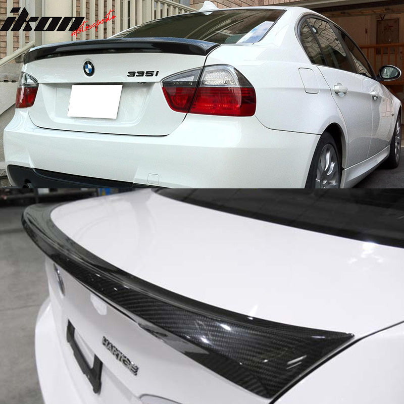 2006-2011 BMW E90 3-Series Sedan M-T Style Trunk Spoiler Carbon Fiber