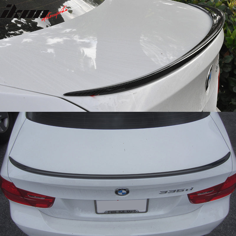 2006-2011 BMW 3-Series E90 4Dr M3 Style CF Carbon Fiber Trunk Spoiler