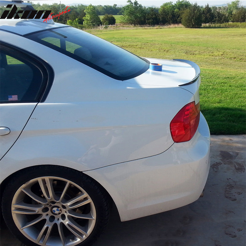 2006-2011 BMW E90 3 Series Sedan M3 Style Rear Trunk Spoiler ABS