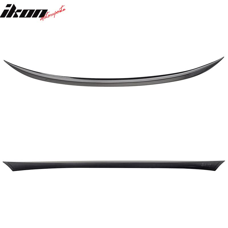2006-2008 BMW E90 OE Style #668 Black Trunk Spoiler+Front Splitter ABS