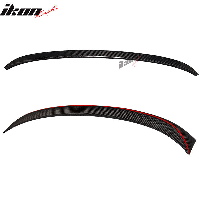 2006-2011 BMW E90 3 Series 4Dr Carbon CF Red Line Style Trunk Spoiler