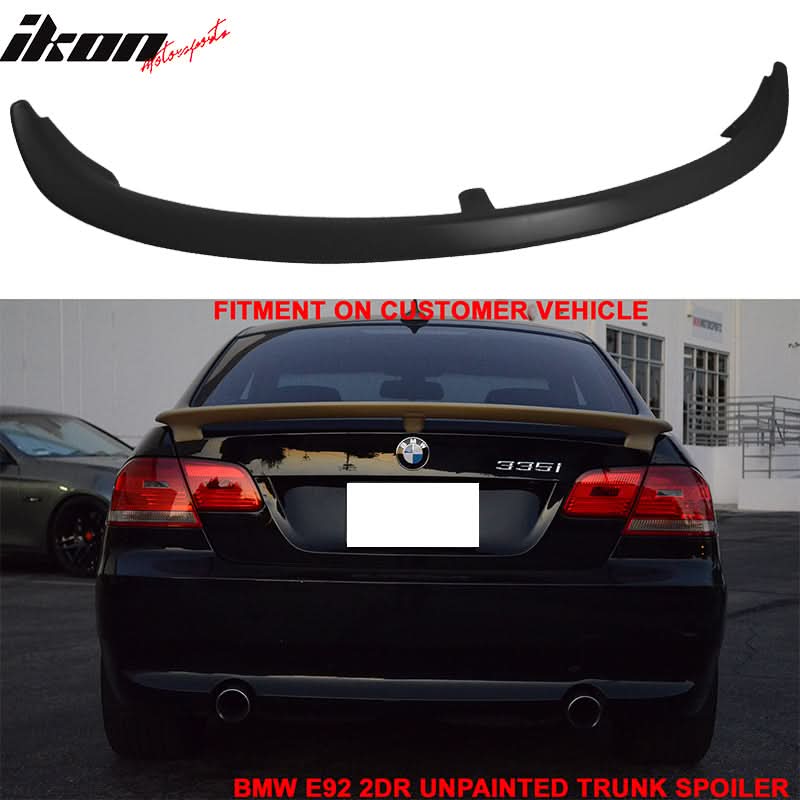 2007-2013 BMW E92 3 Series Coupe AC Rear Trunk Spoiler ABS