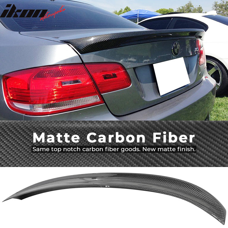2007-2013 BMW 3 Series E92 Coupe MT Msport Carbon Fiber Trunk Spoiler