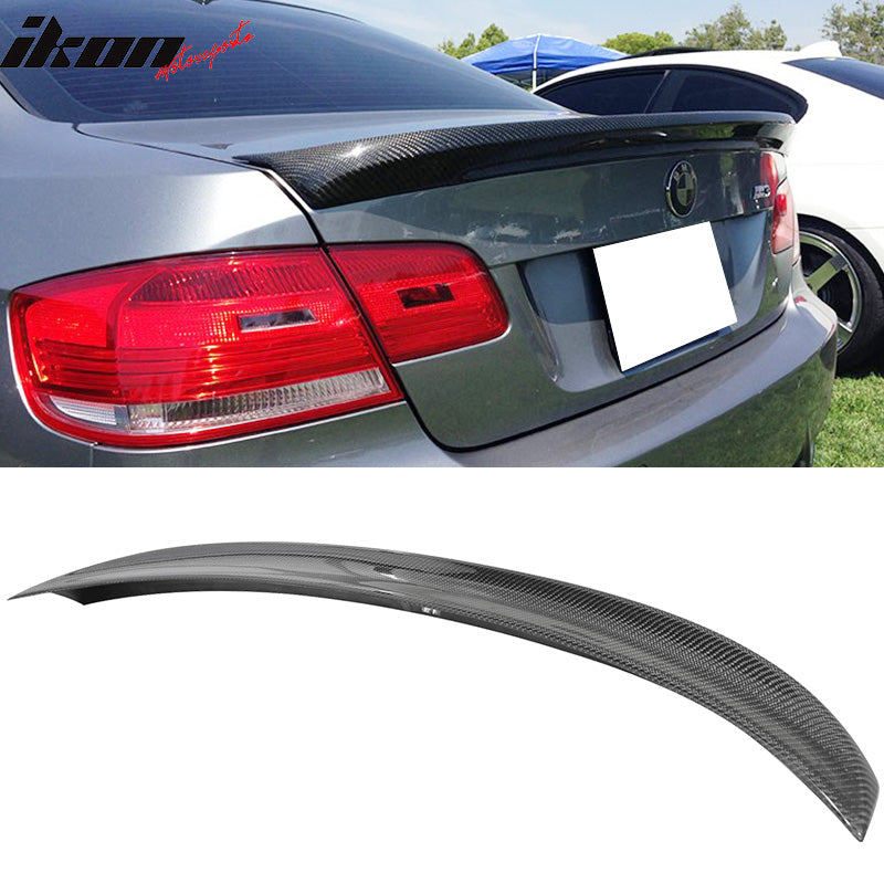 2007-2013 BMW 3 Series E92 Coupe MT Msport Carbon Fiber Trunk Spoiler