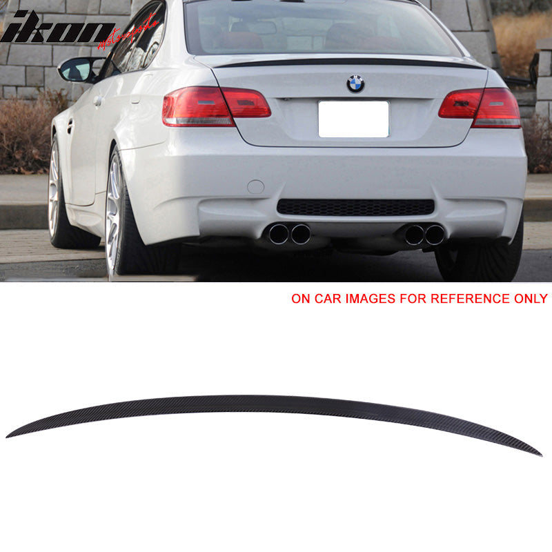 2007-2013 BMW 3 Series E92 M3 Style Carbon Fiber Trunk Spoiler Wing