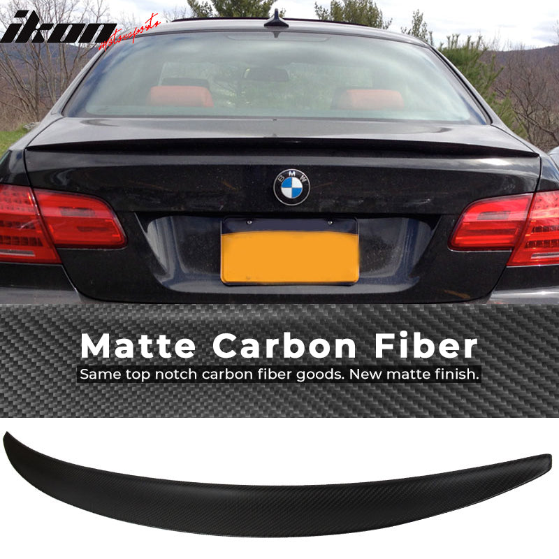 2007-2013 BMW 3 Series E92 2Door P Style Carbon Fiber CF Trunk Spoiler