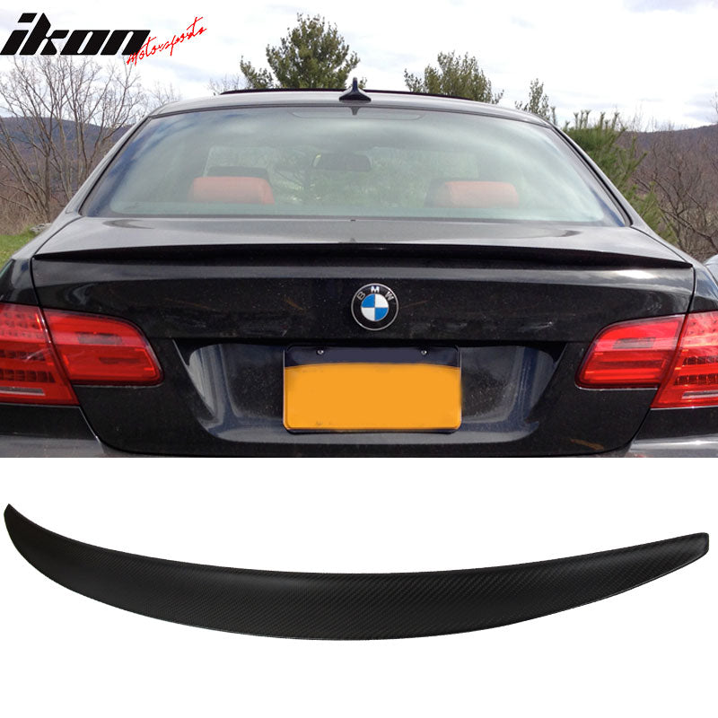 2007-2013 BMW 3 Series E92 2Door P Style Carbon Fiber CF Trunk Spoiler