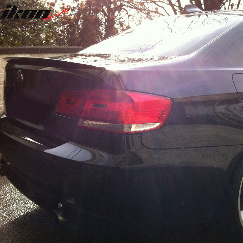 2007-2013 BMW 3 Series E92 2Door P Style Carbon Fiber CF Trunk Spoiler