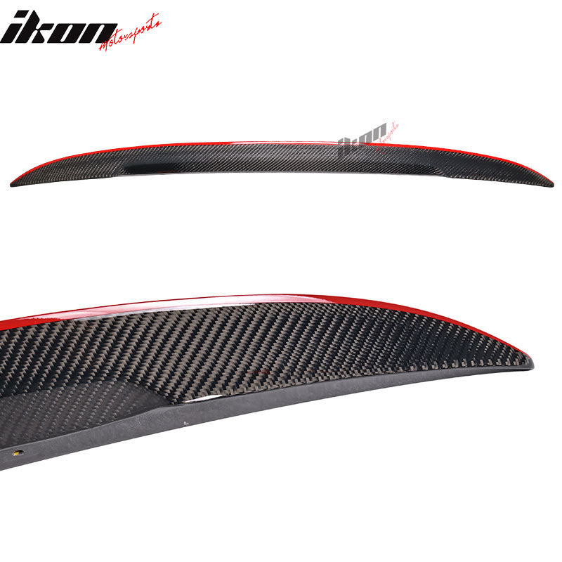 2007-2013 BMW 3 Series E92 2Dr Coupe P Style Red Line Trunk Spoiler