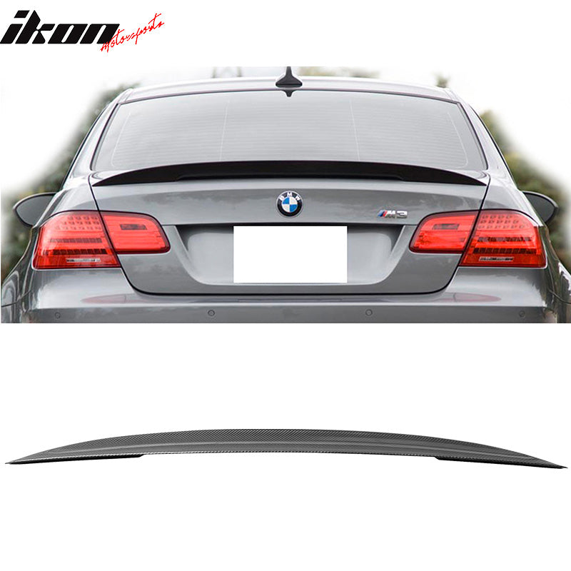 2007-2013 BMW 3 Series E92 Coupe P Style Carbon Fiber Trunk Spoiler
