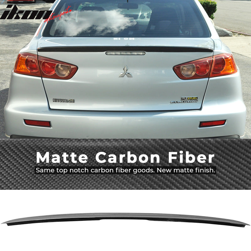 2008-2015 Mitsubishi Lancer EVO-X MR Style Carbon Fiber Trunk Spoiler