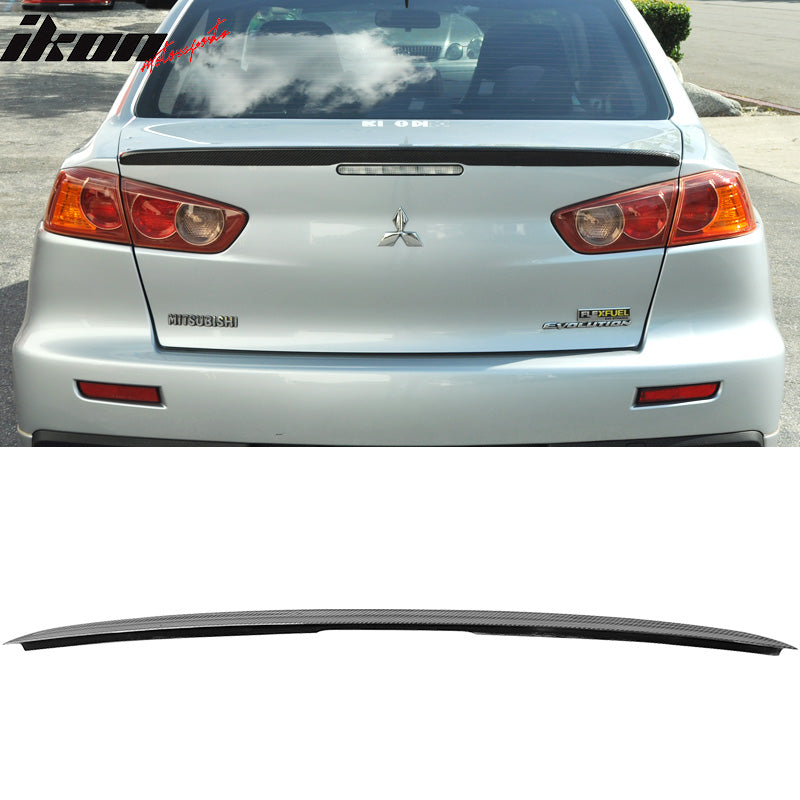 2008-2015 Mitsubishi Lancer EVO-X MR Style Carbon Fiber Trunk Spoiler