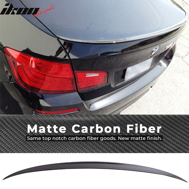 2011-2016 BMW 5-Series F10 Sedan M5 Style Carbon Fiber Trunk Spoiler