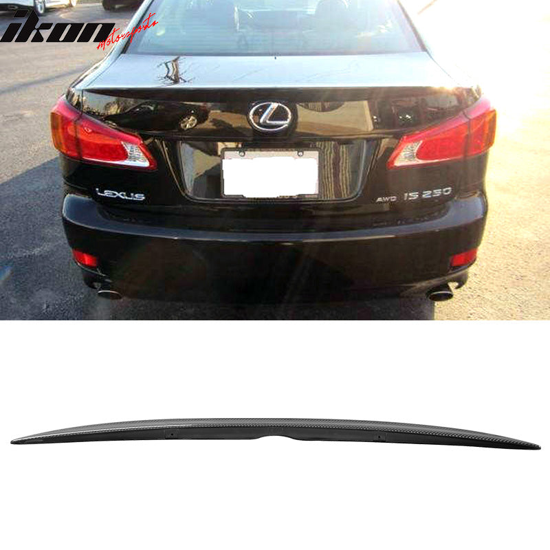 2006-2013 Lexus IS250 IS350 Sedan Carbon Fiber CF Trunk Spoiler Wing
