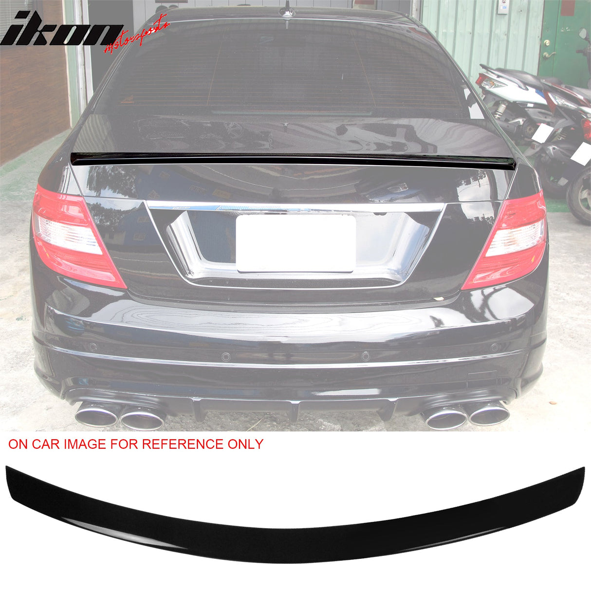 2008-2014 Mercedes Benz C-Class W204 AMG Style Trunk Spoiler