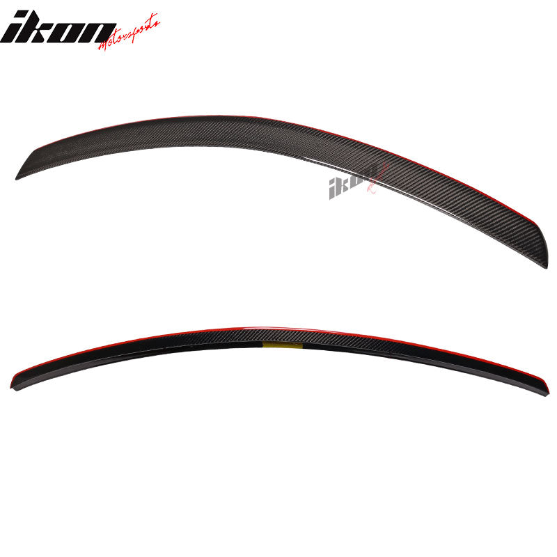 2008-2014 Benz C Class W204 C63 Red Line Carbon Fiber Trunk Spoiler