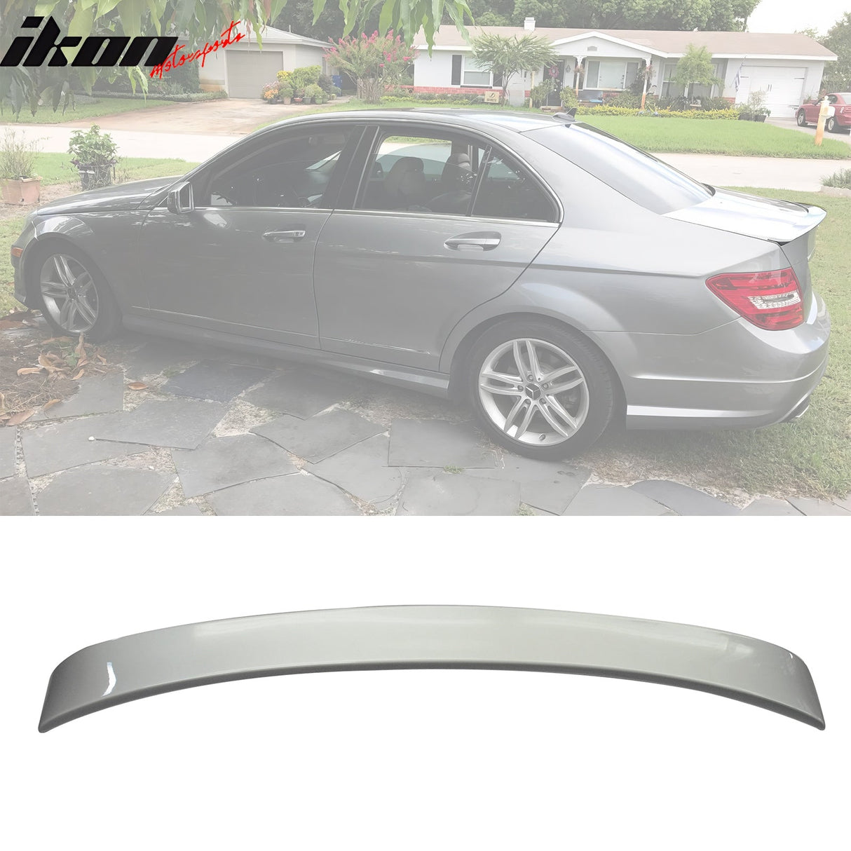 2008-2014 Mercedes Benz C-Class W204 AMG Style Trunk Spoiler