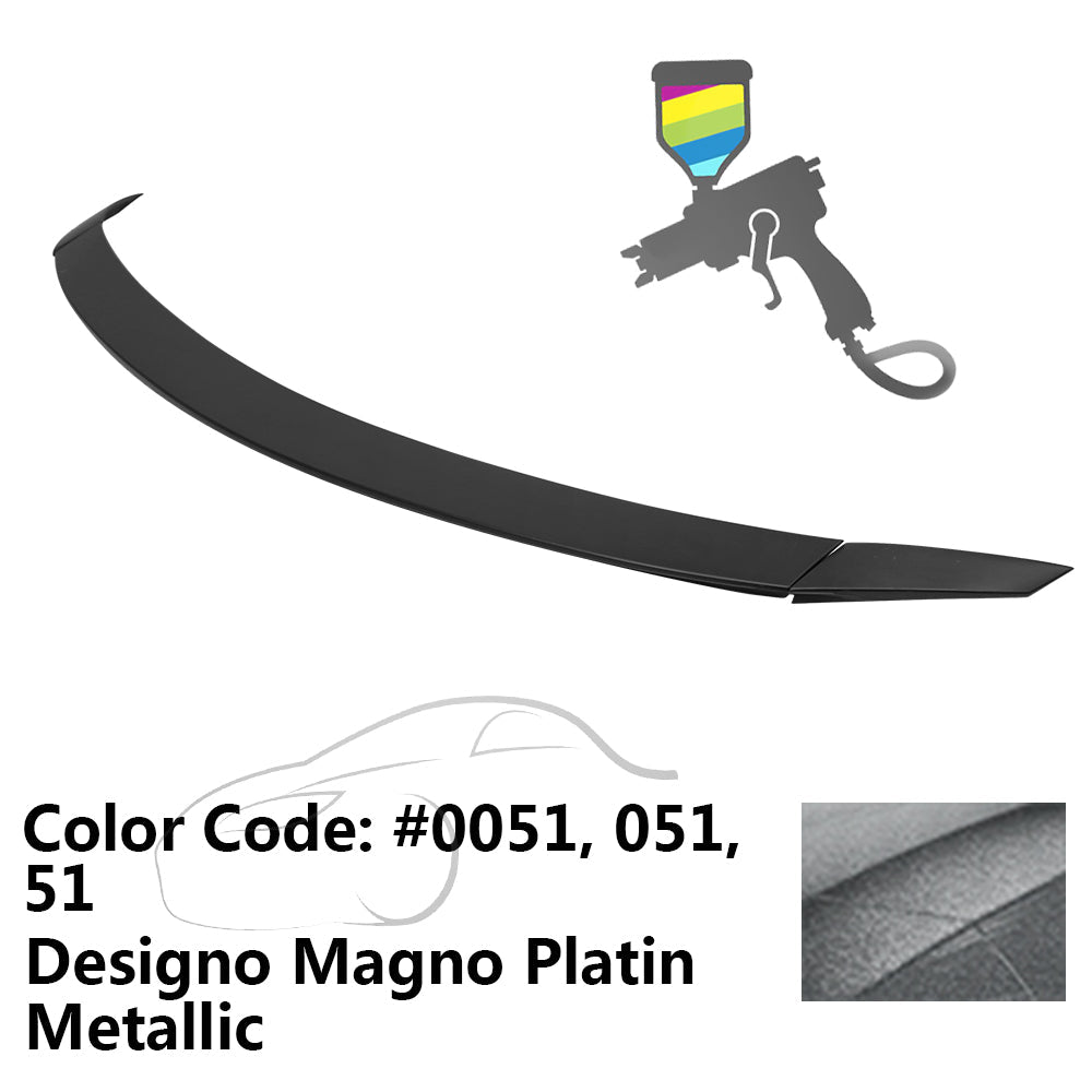 2008-2014 Mercedes Benz C-Class W204 B Style Trunk Spoiler ABS