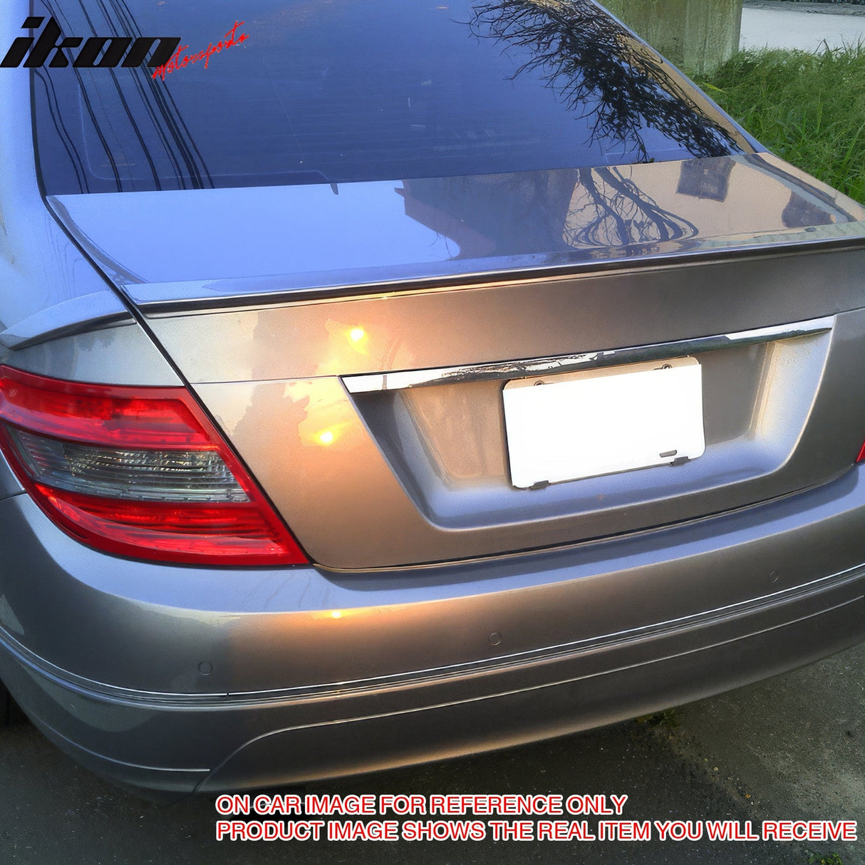 2008-2014 Mercedes Benz C-Class W204 B Style Trunk Spoiler ABS