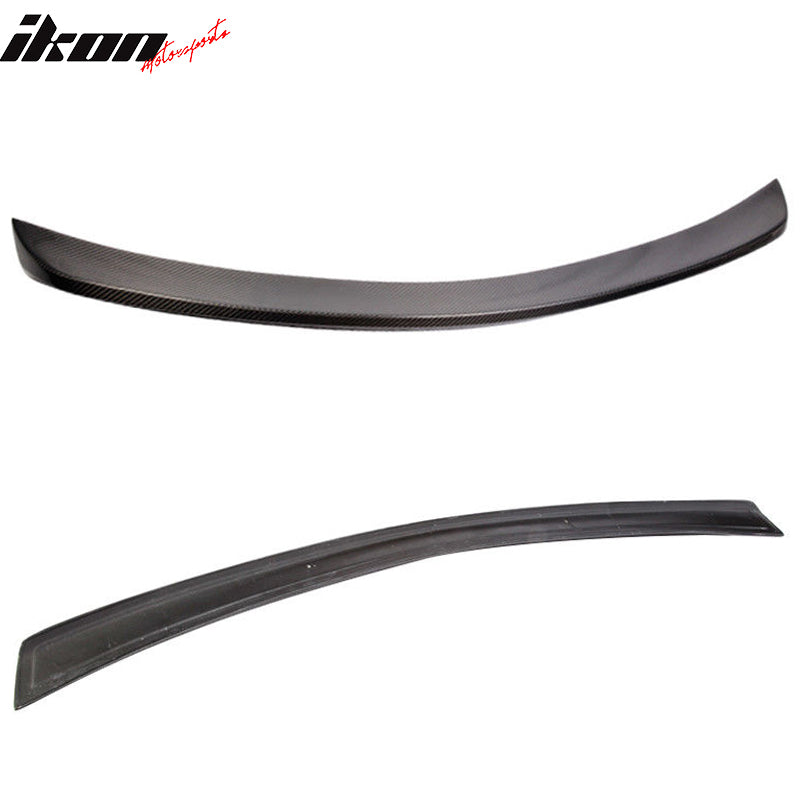 2008-2014 Benz C-Class W204 4Dr V Style Carbon Fiber CF Trunk Spoiler