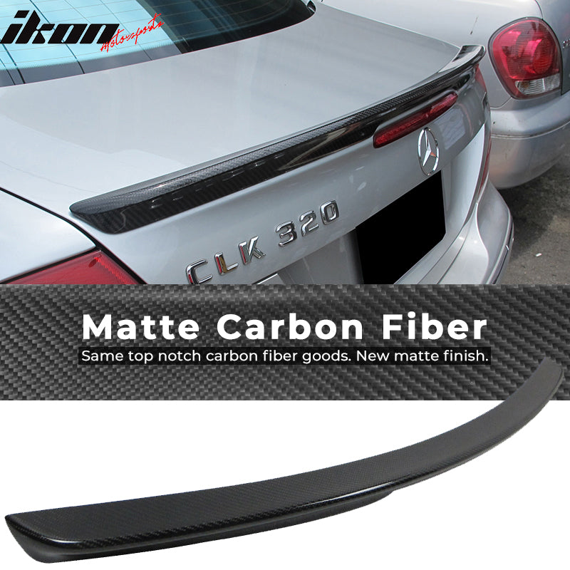 2003-2009 Benz C209 CLK-Class 2Dr AMG Style Carbon Fiber Trunk Spoiler