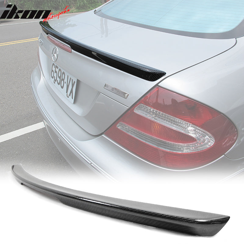 2003-2009 Benz C209 CLK-Class 2Dr AMG Style Carbon Fiber Trunk Spoiler