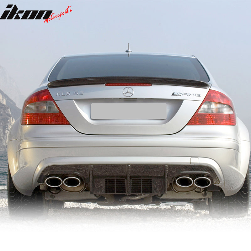 2003-2009 Benz C209 CLK-Class 2Dr AMG Style Carbon Fiber Trunk Spoiler