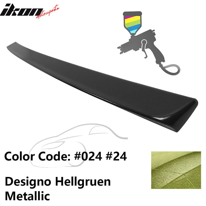 1995-2001 Mercedes Benz W210 Sedan ABT Style Rear Trunk Spoiler ABS