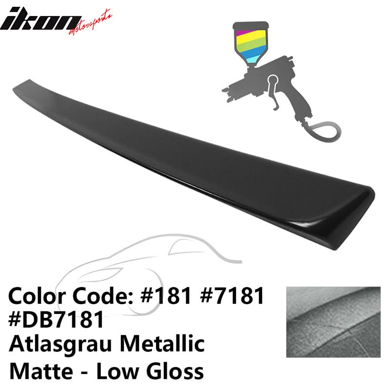 1995-2001 Mercedes Benz W210 Sedan ABT Style Rear Trunk Spoiler ABS