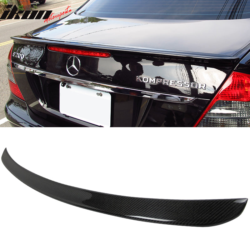 2003-2009 Benz E-Class W211 Sedan AMG Style Carbon Fiber Trunk Spoiler