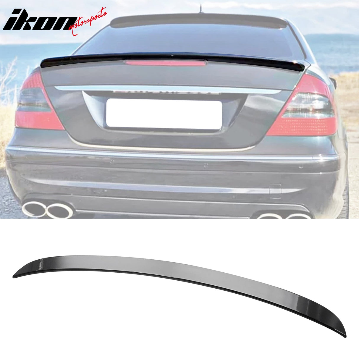 2003-2009 Mercedes Benz W211 4D TL Type Trunk Spoiler ABS